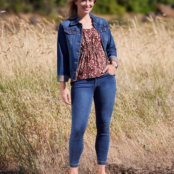 Kerrits Activewear In Motion Jean Jacket Size XSMIDNIGHT WASH / XS - Picture 4 of 10